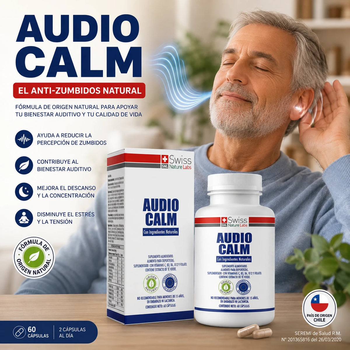 AudioCalm bienestar natural para tus oídos