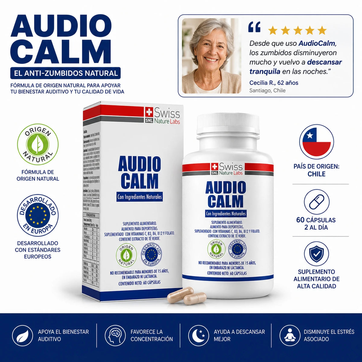 AudioCalm bienestar natural para tus oídos