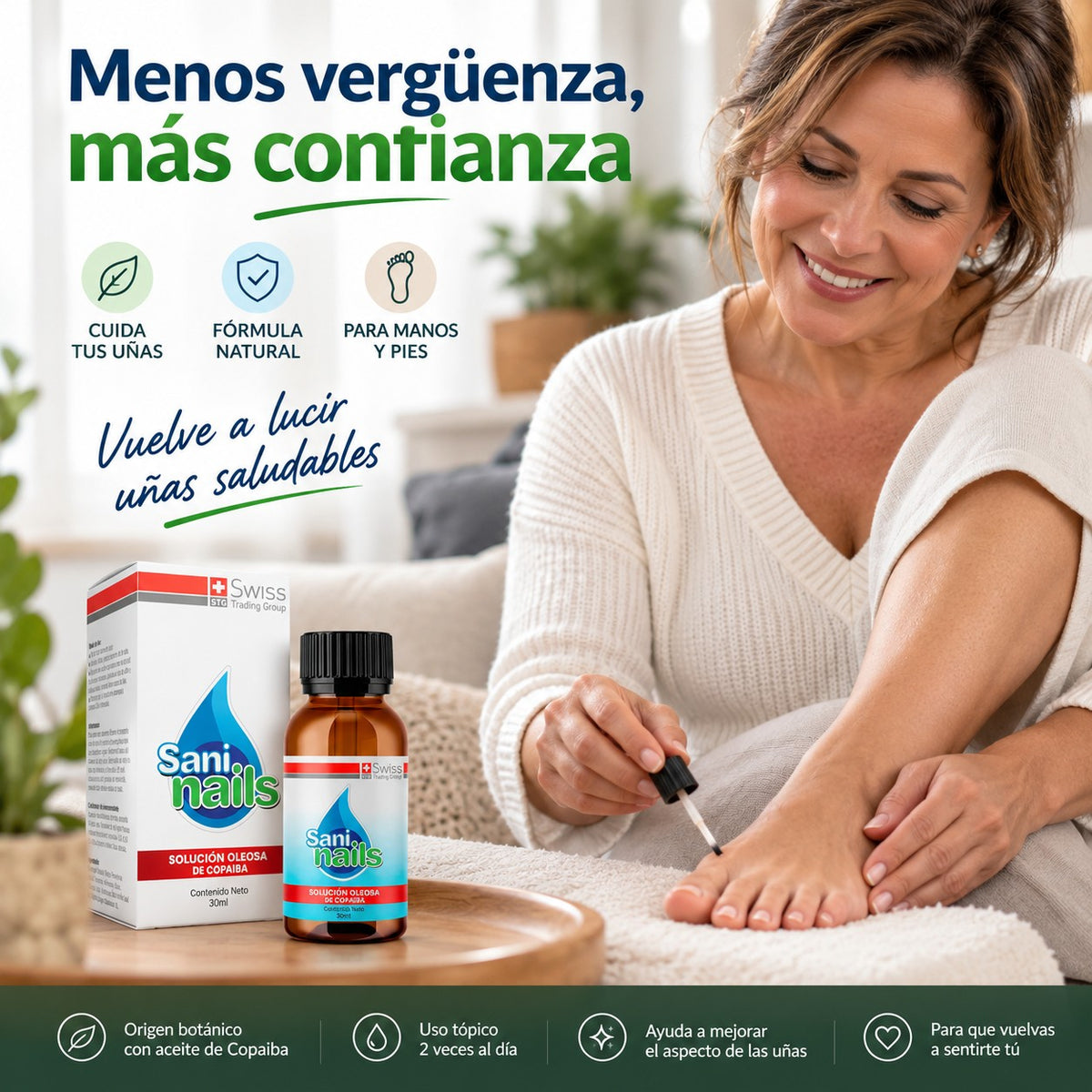 SaniNails Ayuda a Combatir Hongos Uñas