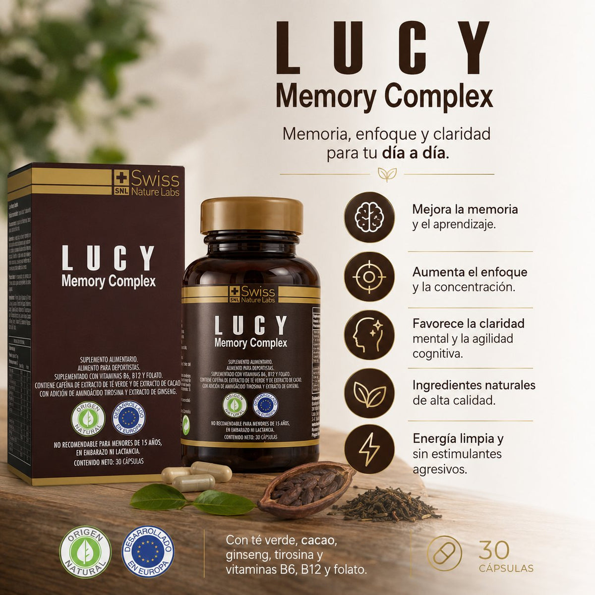 Lucy Memory Complex Memoria y enfoque